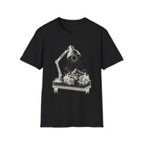 Surreal Fantasy Shirt, Desk Lamp Sun Illusion Art Tee, Whimsical Dreamer Tee, Fantasy Lover Gift