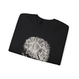Surreal Cat Sweatshirt, Shadow Tiger Illusion Art Crewneck, Cat Lover Gift, Vintage Engraving Cat Tee