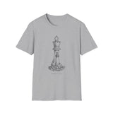 Surreal Chess Club Shirt, King to Lighthouse Illusion Art Tee, Chess Player Gift, Chess Tee, Chess Lover Gift