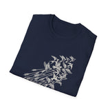 Surreal Combat Archery Shirt, Arrows to Birds Illusion Art Tee, Archery Gift, Archer Tee, Combat Archery Gift