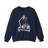 Surreal Fantasy Sweatshirt, Desk Lamp Sun Illusion Art Crewneck, Whimsical Dreamer Tee, Fantasy Lover Gift