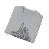 Surreal Ocean Shirt, Turtle Island Illusion Art Tee, Whale Sea Life Tee, Beach Lover Gift