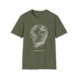 Surreal Dietitian Shirt, Apple to Globe Illusion Art Tee, Dietitian Gift, Nutrition Tee, RD Gift