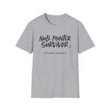 Null Pointer Survivor Shirt, Funny Software Engineer Shirt, Programmer Gift, Software Developer Tee, Coder Gift
