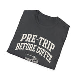 Pre-Trip Before Coffee Shirt, Funny Truck Driver Shirt, Trucker Gift, Truck Driver Tee, CDL Driver Gift