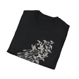 Surreal Combat Archery Shirt, Arrows to Birds Illusion Art Tee, Archery Gift, Archer Tee, Combat Archery Gift