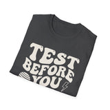 Test Before You Touch Shirt, Funny Electrician Shirt, Electrician Gift, Lineman Tee, Tradesman Gift