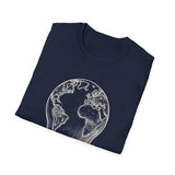 Surreal Dietitian Shirt, Apple to Globe Illusion Art Tee, Dietitian Gift, Nutrition Tee, RD Gift
