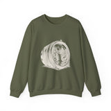 Surreal Photographer Sweatshirt, Camera Lens Waterfall Illusion Art Crewneck, Photographer Gift, Camera Tee, Vintage Engraving Tee
