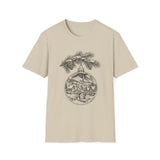 Surreal Christmas Shirt, Ornament Town Illusion Art Tee, Christmas Gift, Winter Holiday Tee