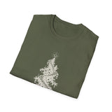 Surreal Christmas Shirt, Christmas Tree Staircase Illusion Art Tee, Christmas Gift, Winter Holiday Tee