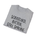 Scratched, Bitten, Still Smiling Shirt, Funny Vet Tech Shirt, Vet Tech Gift, Veterinary Technician Tee, Vet Clinic Gift