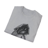 Surreal Farmer Shirt, Starry Barn Illusion Art Tee, Farmer Gift, Farm Tee, Vintage Engraving Tee