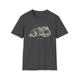 Surreal Vet Tech Shirt, Dog to Hills Illusion Art Tee, Vet Tech Gift, Veterinary Technician Tee, Vet Clinic Gift