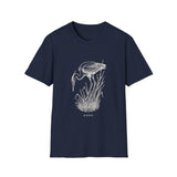 Surreal Birder Shirt, Heron to Reeds Illusion Art Tee, Bird Watcher Gift, Birdwatching Tee, Birder Gift