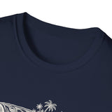 Surreal Angler Shirt, Fish to Island Illusion Art Tee, Fishing Gift, Angler Tee, Fisherman Gift
