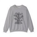 Surreal Fantasy Sweatshirt, Tree City Illusion Art Crewneck, Whimsical Dreamer Tee, Fantasy Lover Gift
