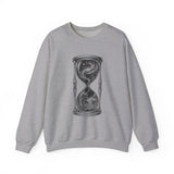 Surreal Celestial Sweatshirt, Star Hourglass Illusion Art Crewneck, Moon Phase Tee, Mystical Witchy Gift