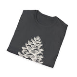 Surreal Christmas Shirt, Pinecone House Illusion Art Tee, Christmas Gift, Winter Holiday Tee
