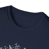 Surreal Celestial Shirt, Eclipse Wreath Illusion Art Tee, Moon Phase Tee, Mystical Witchy Gift