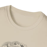 Surreal Ocean Shirt, Fish to Birds Illusion Art Tee, Whale Sea Life Tee, Beach Lover Gift