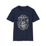 Surreal Celestial Shirt, Moon Swing Fox Illusion Art Tee, Moon Phase Tee, Mystical Witchy Gift