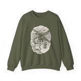 Surreal Celestial Sweatshirt, Moon Stepping Stones Illusion Art Crewneck, Moon Phase Tee, Mystical Witchy Gift