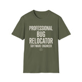 Professional Bug Relocator Shirt, Funny Software Engineer Shirt, Programmer Gift, Software Developer Tee, Coder Gift