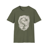 Surreal Celestial Shirt, Milky Way Teapot Illusion Art Tee, Moon Phase Tee, Mystical Witchy Gift