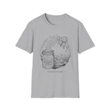 Surreal Sourdough Shirt, Starter to Balloons Illusion Art Tee, Sourdough Starter Gift, Bread Baker Tee