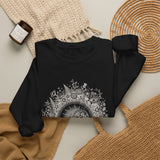 Surreal Celestial Sweatshirt, Eclipse Wreath Illusion Art Crewneck, Moon Phase Tee, Mystical Witchy Gift