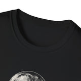 Surreal Celestial Shirt, Moon Balloon Illusion Art Tee, Moon Phase Tee, Mystical Witchy Gift