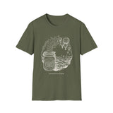 Surreal Sourdough Shirt, Starter to Balloons Illusion Art Tee, Sourdough Starter Gift, Bread Baker Tee