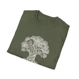 Surreal Forest Shirt, Mirror Tree Illusion Art Tee, Wildlife Nature Tee, Outdoor Lover Gift
