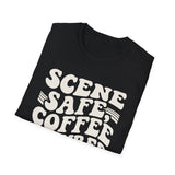 Scene Safe, Coffee Secured Shirt, Funny EMT Shirt, EMT Gift, Paramedic Tee, First Responder Gift