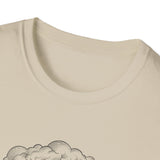 Surreal Celestial Shirt, Key to the Sky Illusion Art Tee, Moon Phase Tee, Mystical Witchy Gift