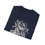 Surreal Engineer Shirt, Blooming Gears Illusion Art Tee, Engineer Gift, Mechanic Tee, Vintage Engraving Tee