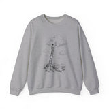 Surreal Fantasy Sweatshirt, Lantern Ladder Cloud Illusion Art Crewneck, Whimsical Dreamer Tee, Fantasy Lover Gift
