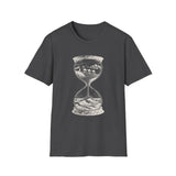 Surreal Travel Shirt, Hourglass Desert Ocean Illusion Art Tee, Adventure Gift, Wanderlust Tee