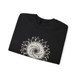 Surreal Garden Sweatshirt, Sunflower Galaxy Illusion Art Crewneck, Gardener Gift, Botanical Plant Tee