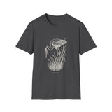 Surreal Birder Shirt, Heron to Reeds Illusion Art Tee, Bird Watcher Gift, Birdwatching Tee, Birder Gift