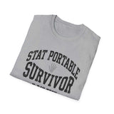 STAT Portable Survivor Shirt, Funny X-Ray Tech Shirt, Radiology Tech Gift, Rad Tech Week Tee, Radiologic Technologist