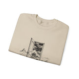 Surreal Ocean Sweatshirt, Desert Door Ocean Illusion Art Crewneck, Sailing Tee, Ocean Lover Gift
