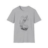Surreal Vegetable Gardener Shirt, Carrot to Rocket Illusion Art Tee, Gardener Gift, Gardening Tee, Vegetable Garden Gift