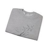 Surreal Sewing Sweatshirt, Scissors Swallows Illusion Art Crewneck, Seamstress Gift, Quilter Tee, Vintage Engraving Tee