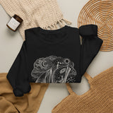 Surreal Bookish Sweatshirt, Book Boat Illusion Art Crewneck, Book Lover Gift, Reader Tee, Dark Academia Shirt