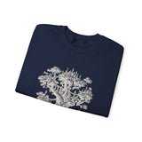 Surreal Fantasy Sweatshirt, Tree City Illusion Art Crewneck, Whimsical Dreamer Tee, Fantasy Lover Gift