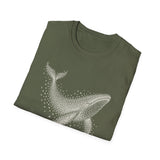 Surreal Bird Shirt, Starling Whale Illusion Art Tee, Bird Lover Gift, Birdwatching Tee
