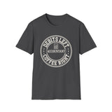Debits Left, Coffee Right Shirt, Funny Accountant Shirt, Accountant Gift, CPA Tee, Tax Season Gift