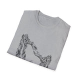 Surreal Fantasy Shirt, Hands Bridge Illusion Art Tee, Whimsical Dreamer Tee, Fantasy Lover Gift